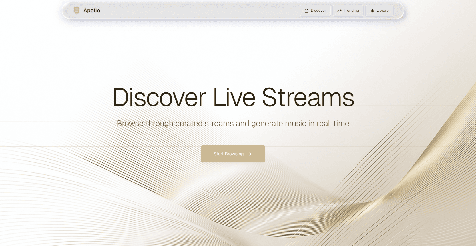 Gemini Showcase hero — live video to music demo
