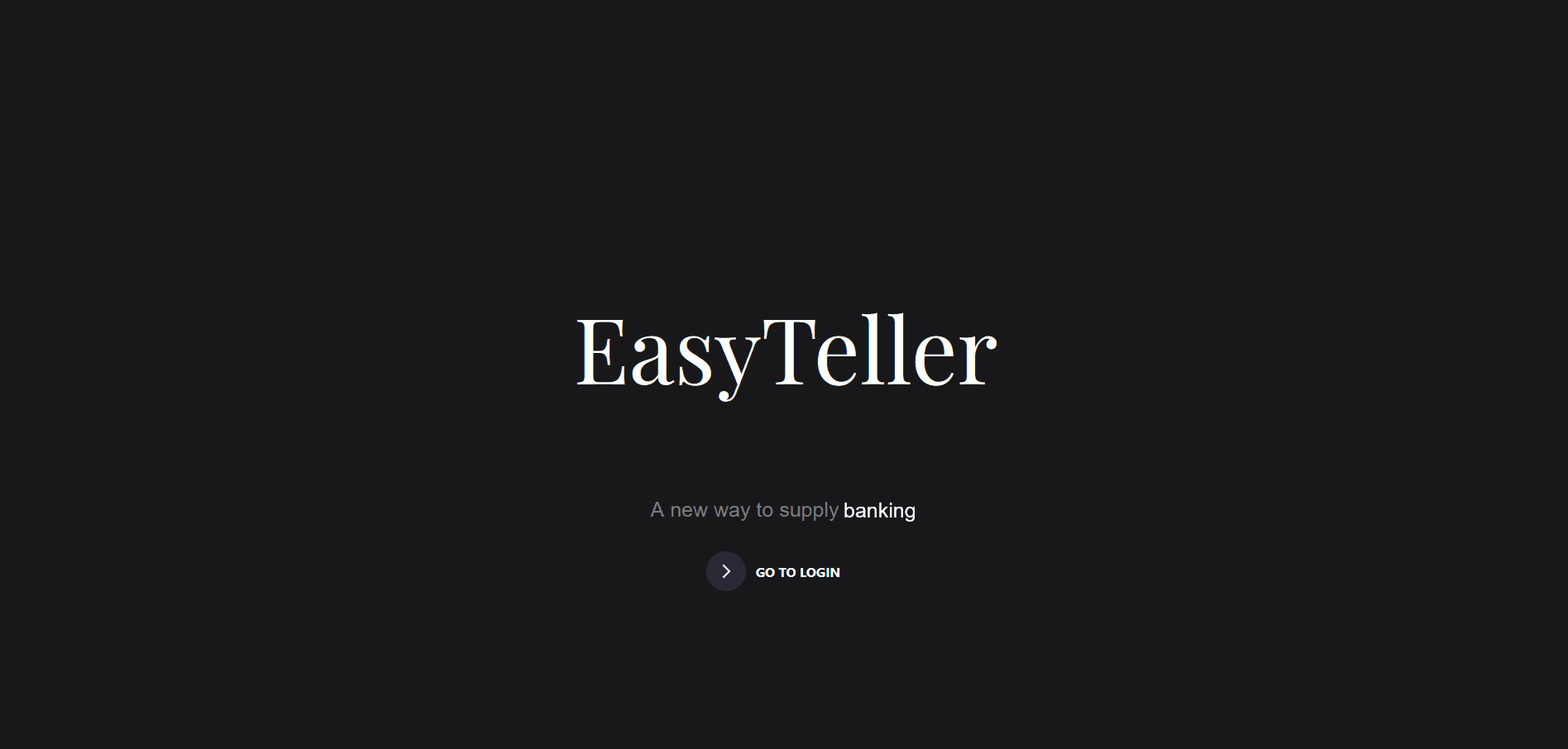 EasyTeller landing page