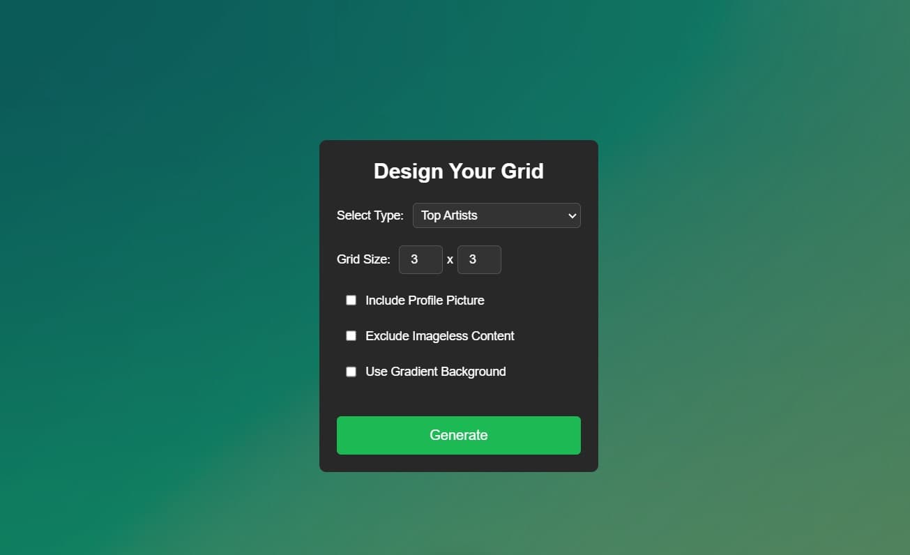 Wallify main interface